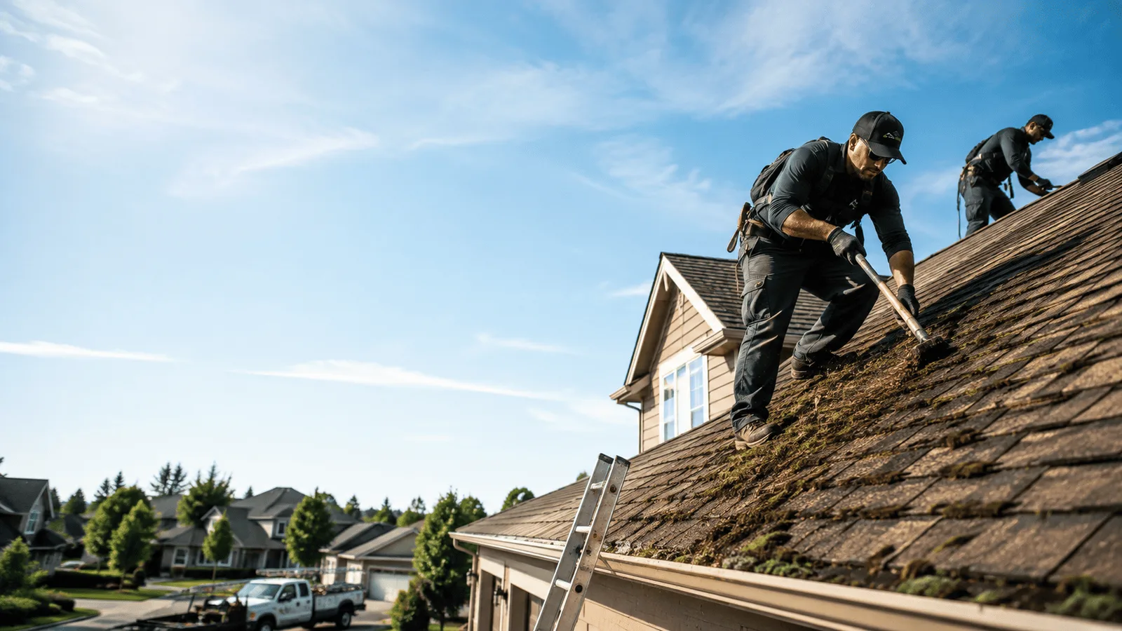 Roof Moss Removal in Saint Paris, OH near me